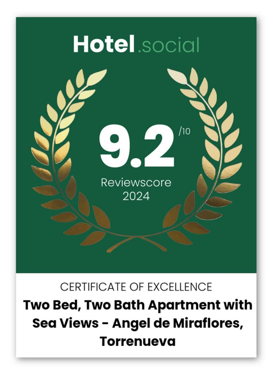 Two Bed, Two Bath Apartment With Sea Views - Angel De Miraflores 马拉加 外观 照片